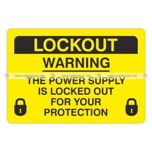 warning safety marking label