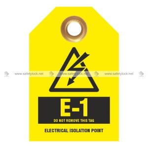 electrical isolation point energy source id tags