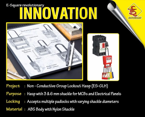 Innovation: Non-Conductive Group Lockout Hasp