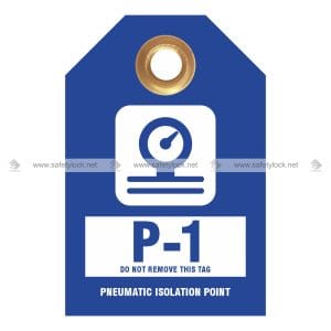 Standard Energy Source ID Tag - Pneumatic Isolation Point