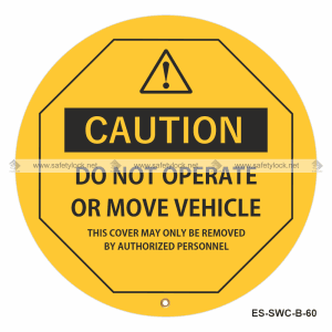 <b>Steering Wheel</b> Lockout Cover - <b>Model B</b> - ES-SWC-B-60