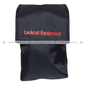individual LOTO personal pouch velcro closure