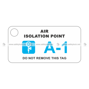 Lockpoint energy source ID tag - Air isolation point