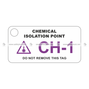 lockpoint energy source ID tag - chemical isolation point