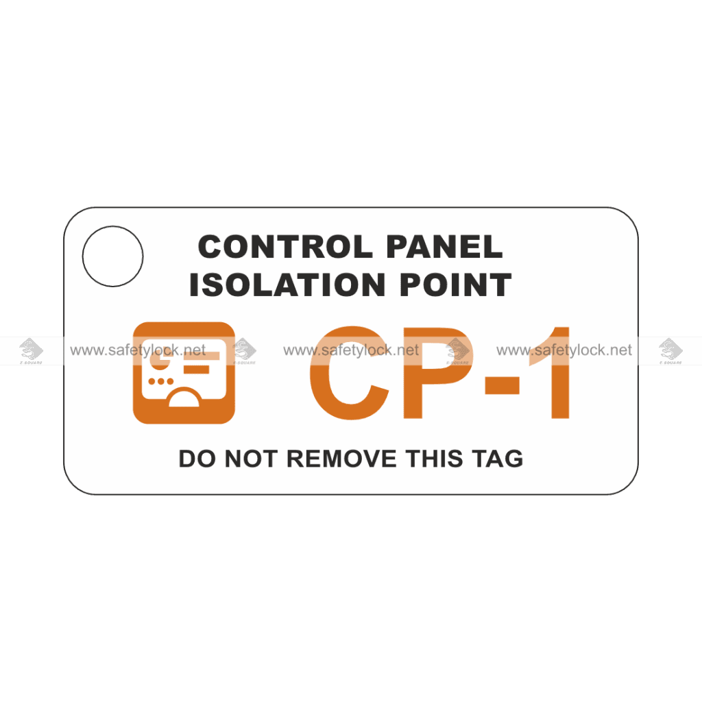 Standard Energy Source ID Tag - Control Panel Isolation Point - E-Square