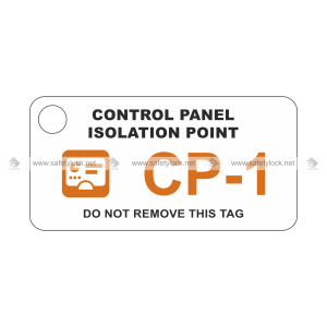Lockpoint energy source ID tag - control panel isolation point