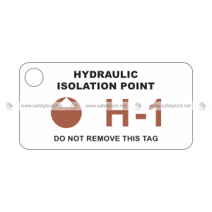 lockpoint energy source id tag -hydraulic isolation point