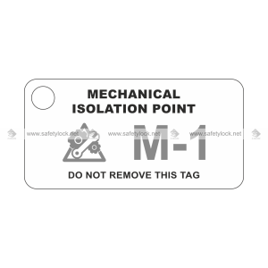 Lockpoint energy source ID tag -mechanical isolation point