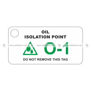 lockpoint energy source id tag - oil isolation point