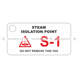 Lockpoint energy source ID tag - steam isolation point
