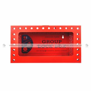 rectangular group lockout box