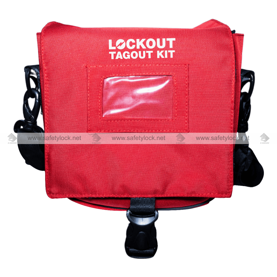 red color lockout belt pouch large