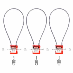 mini cable lockout safety padlock