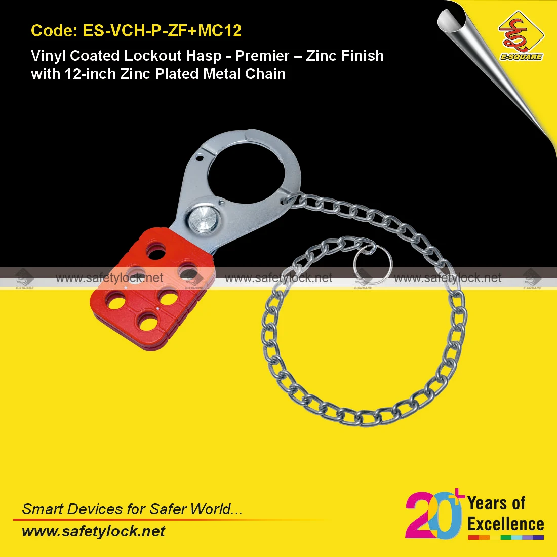 vinyl-coated-lockout-hasp-premier-zinc-finish-with-12-inch-zinc-plated-metal-chain