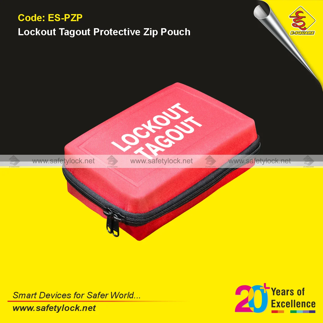 lockout tagout protective zip pouch