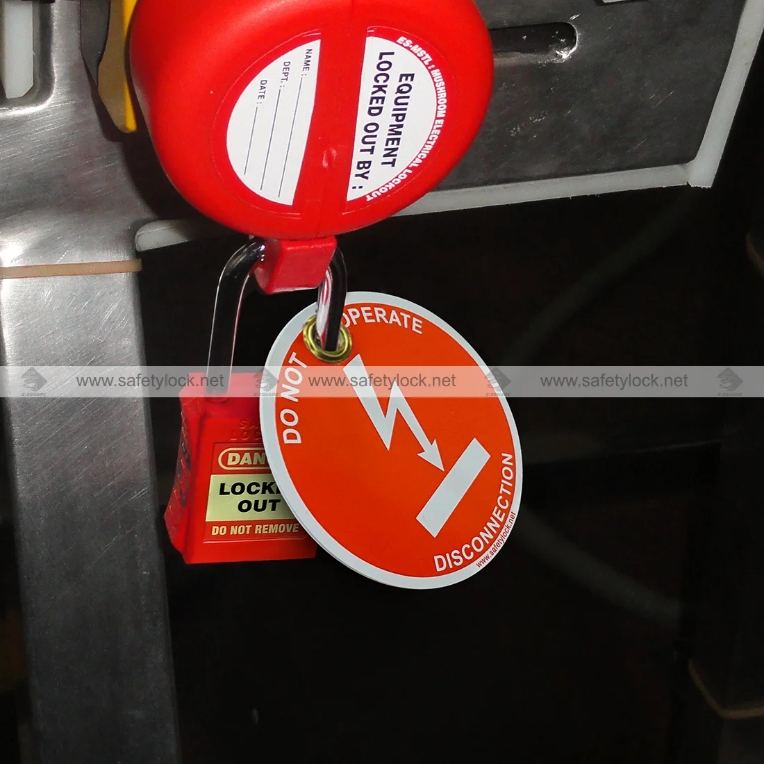 round shape lockout safety tags