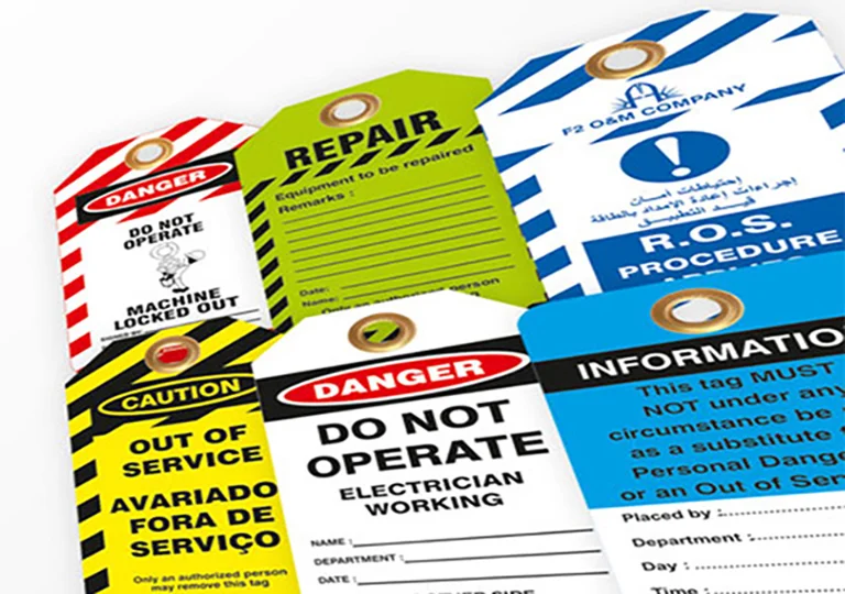 Lockout Safety Tags