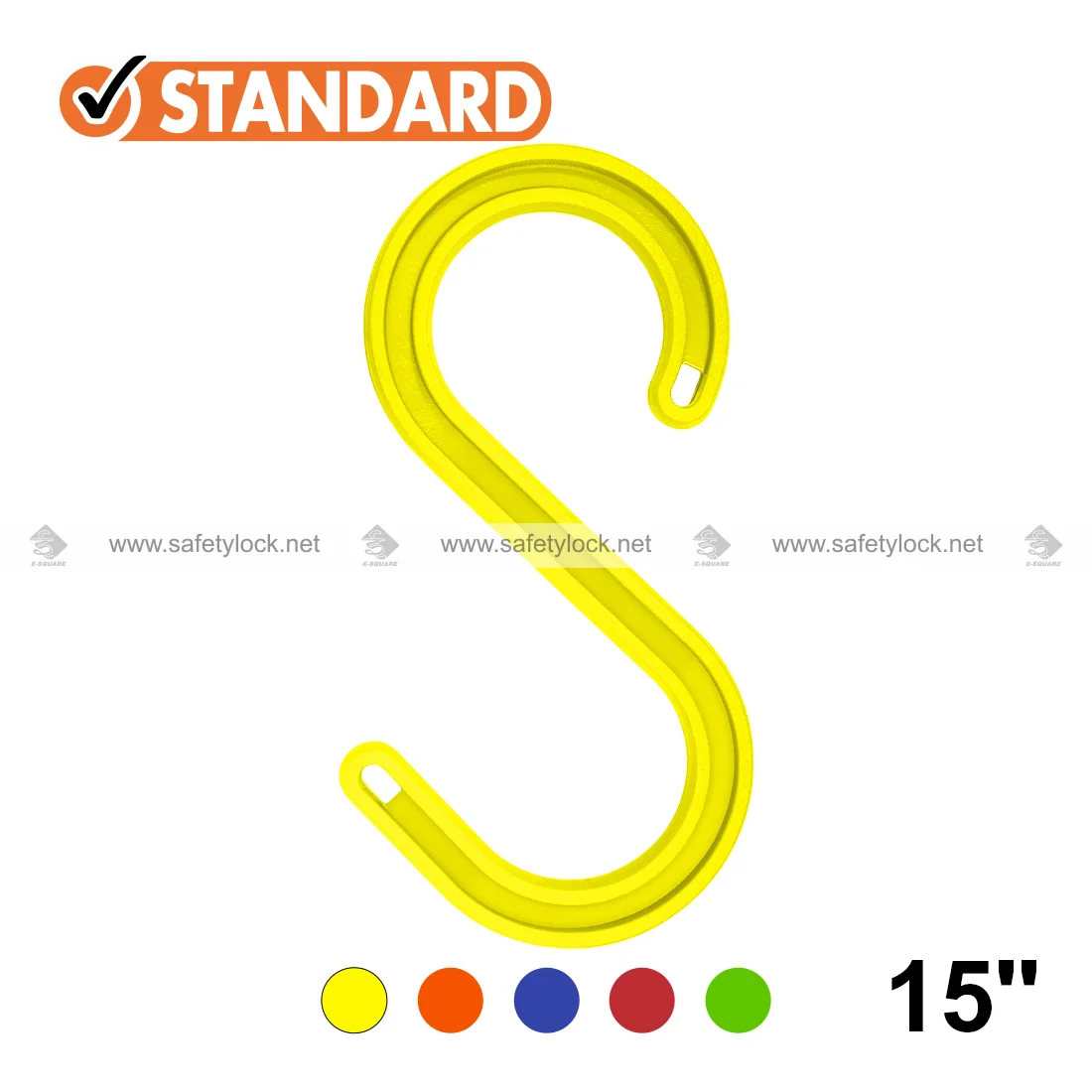 S type safety hooks 15 inch