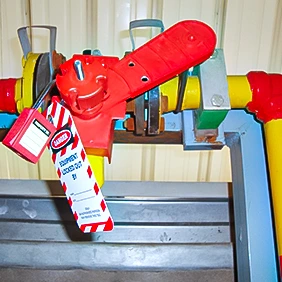 Settable Ball Valve Lockouts