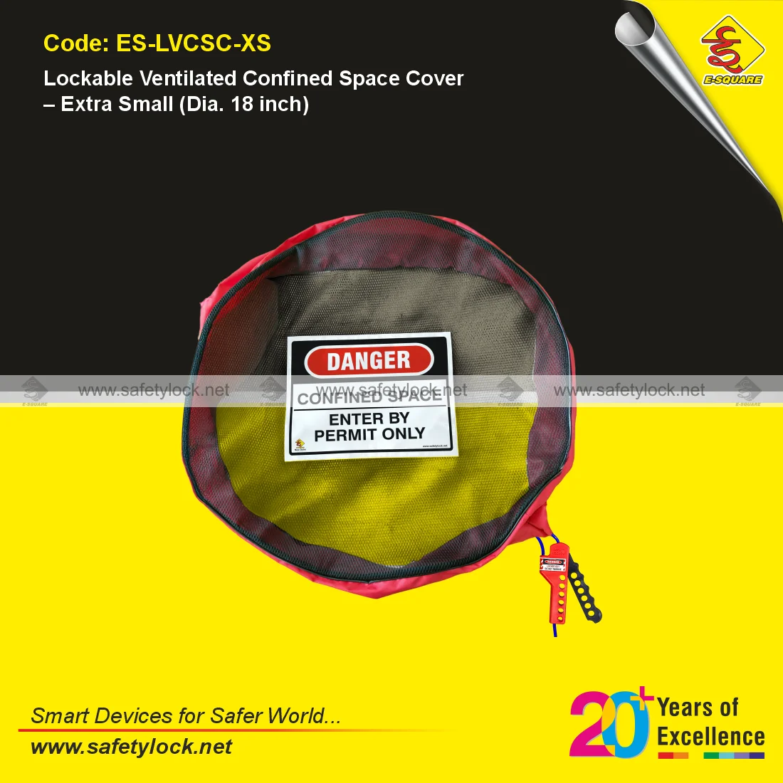 ventilated confined space lockout cover manufacturer