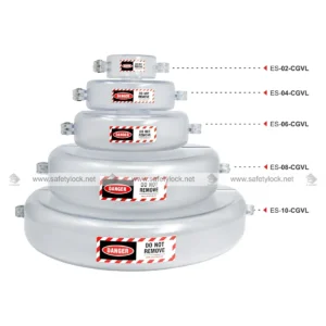 clear gate valve lockout devices set of 5