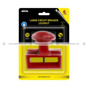 large circuit breaker lockout device round handle in blister packaging