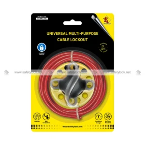 universal multipurpose cable lockout cable in blister packaging