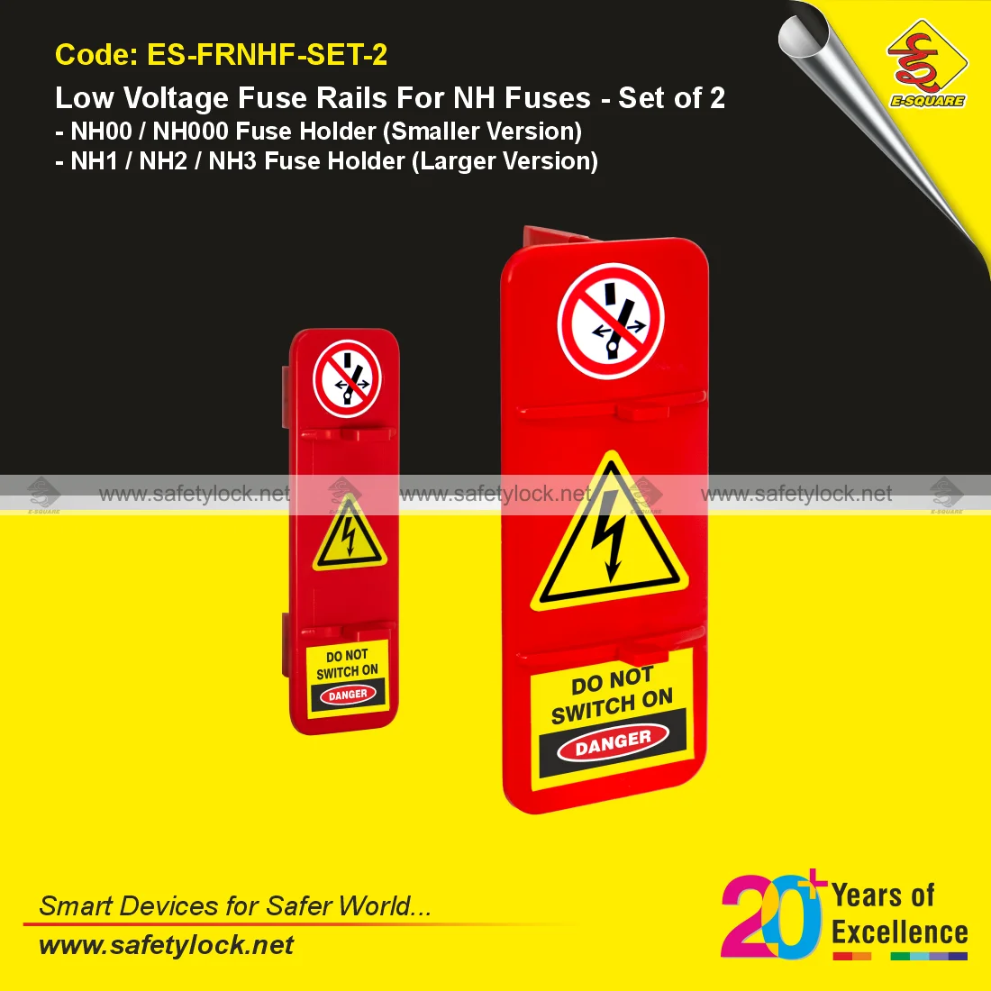 fuse rails devices combo for lockout tagout