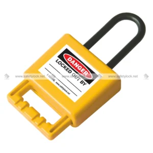 <b><span style="color:#ff0000">Non-Conductive Group Lockout Hasp</span></b> - <b>6mm Shackle</b> - Yellow
