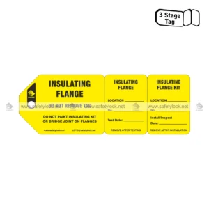 3 stage flange tags insulating flange yellow