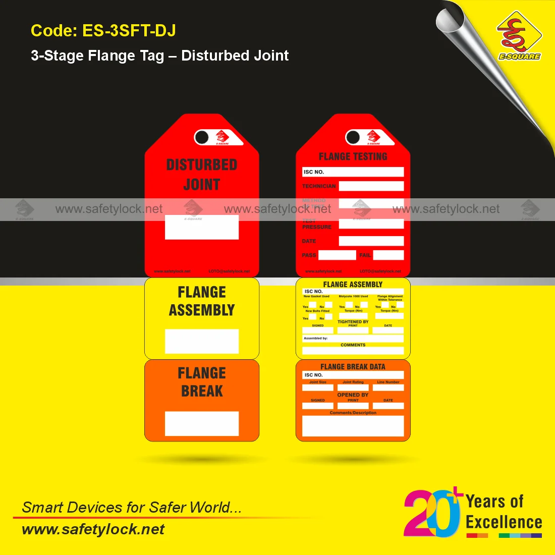 3 stage flange tags supplier