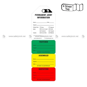 4 stage flange tags for flange operation
