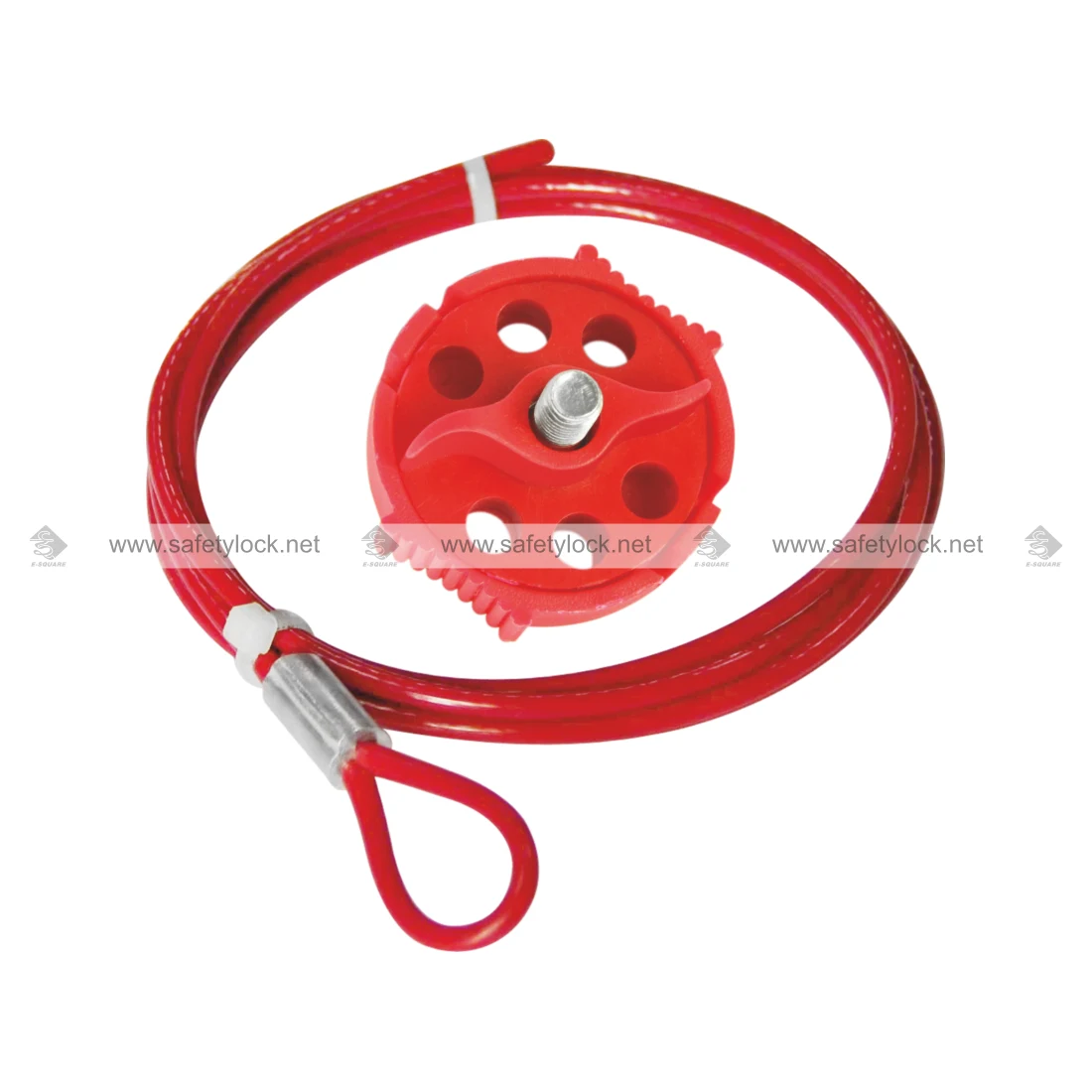 EML with 2 Meter Vinyl Coated Steel Cable with Loop for Industrial Lockout Tagout Safety and Energy Isolation by E-Square Alliance