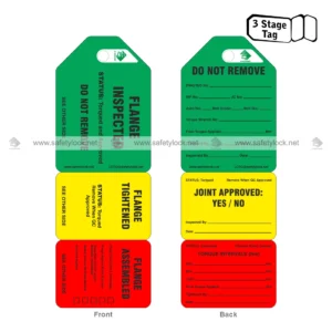 standard 3 stage flange tags