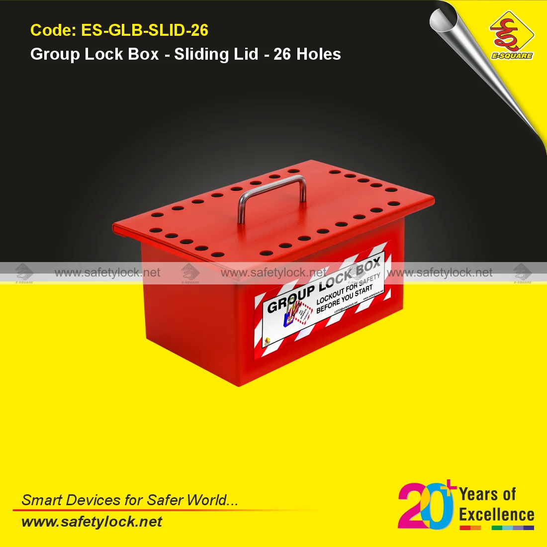 group lockout box with top sliding cover supplier