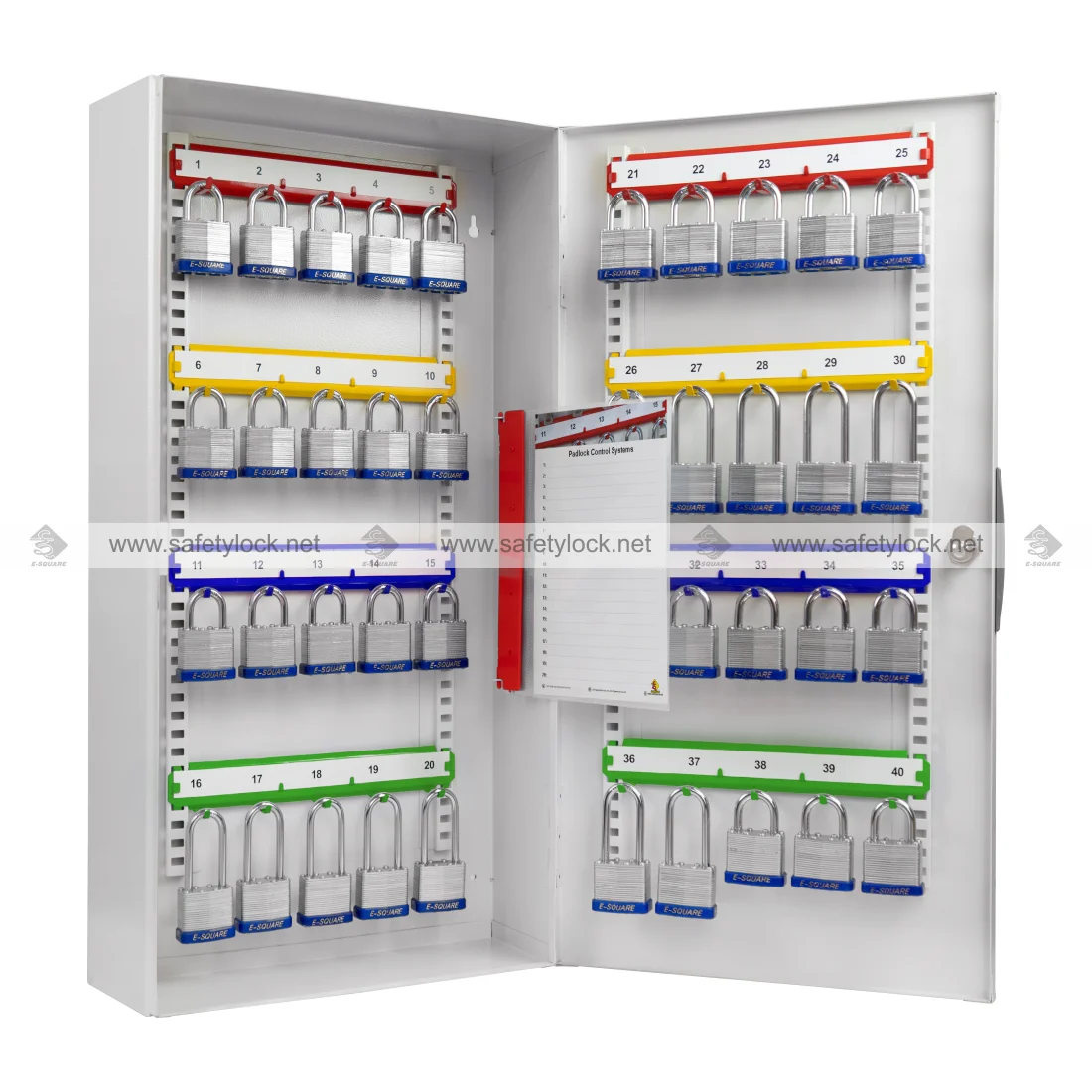 grey colour heavy duty padlock cabinet