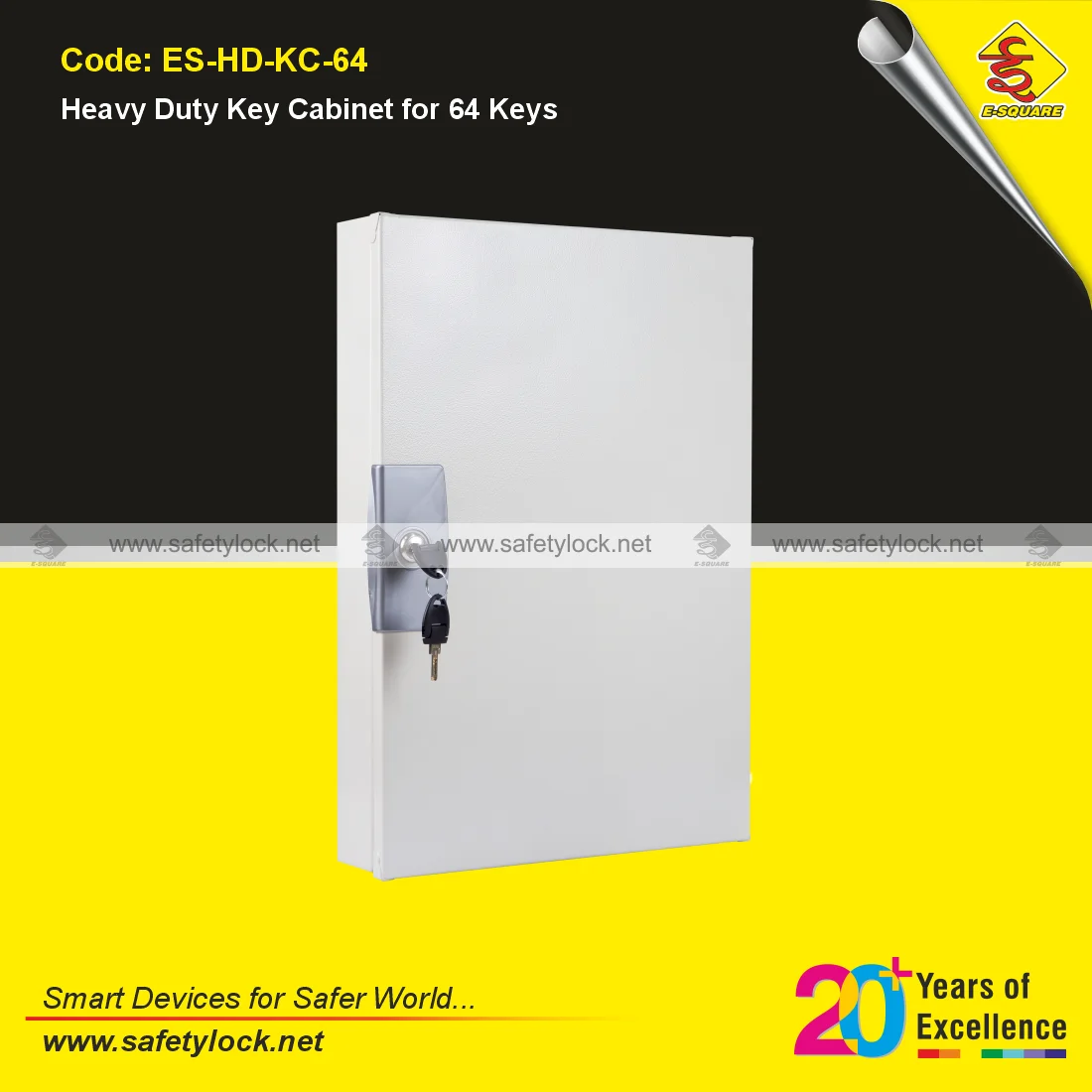heavy duty steel key cabinet for 64 keys