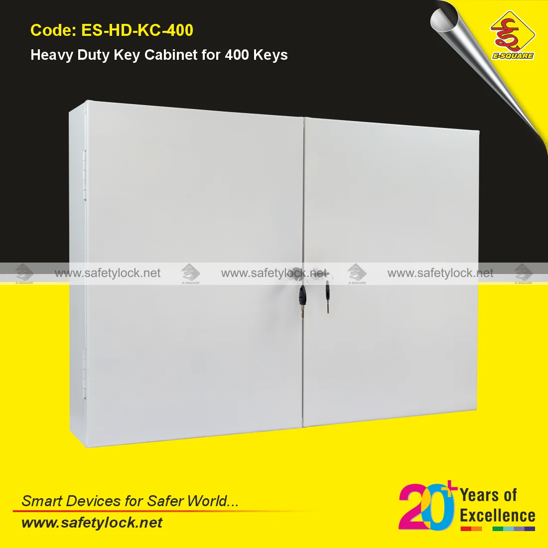 medium size heavy duty steel key cabinet