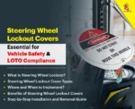 steering wheel lockout covers for vehicle safety