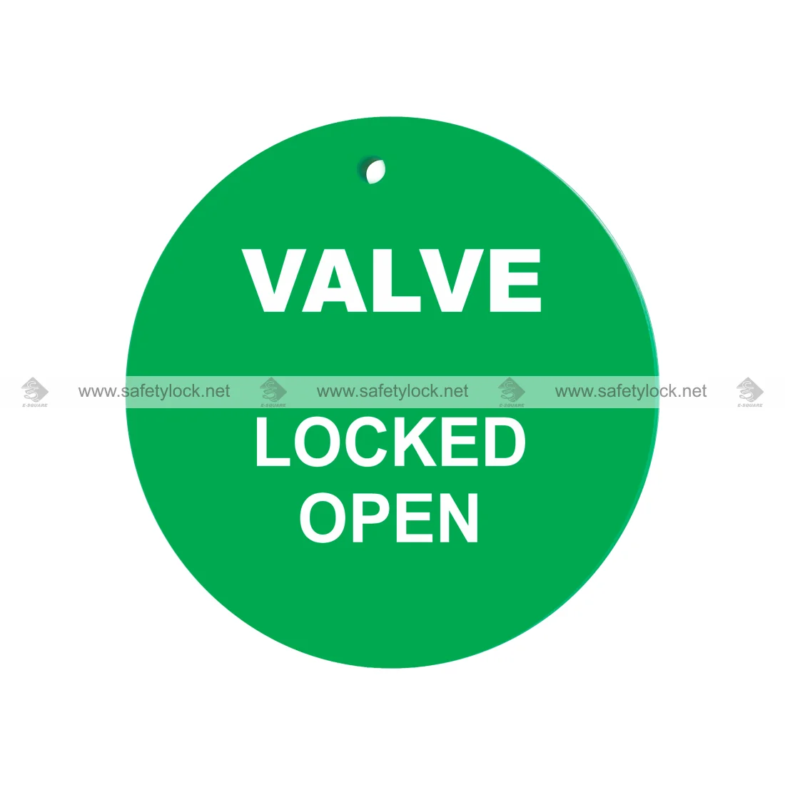 acrylic valve id tag for valve status