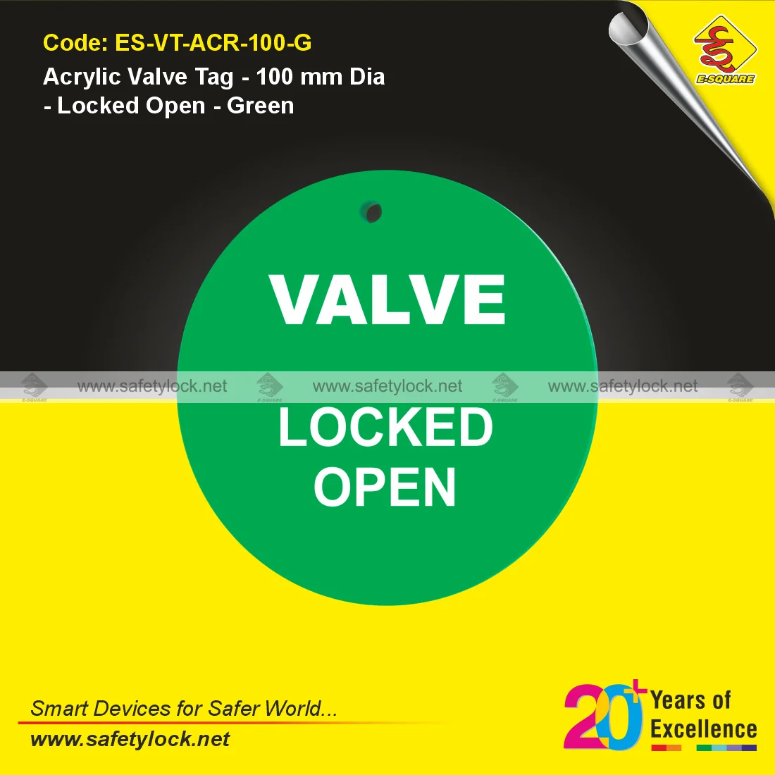 acrylic valve id tag manufacturer