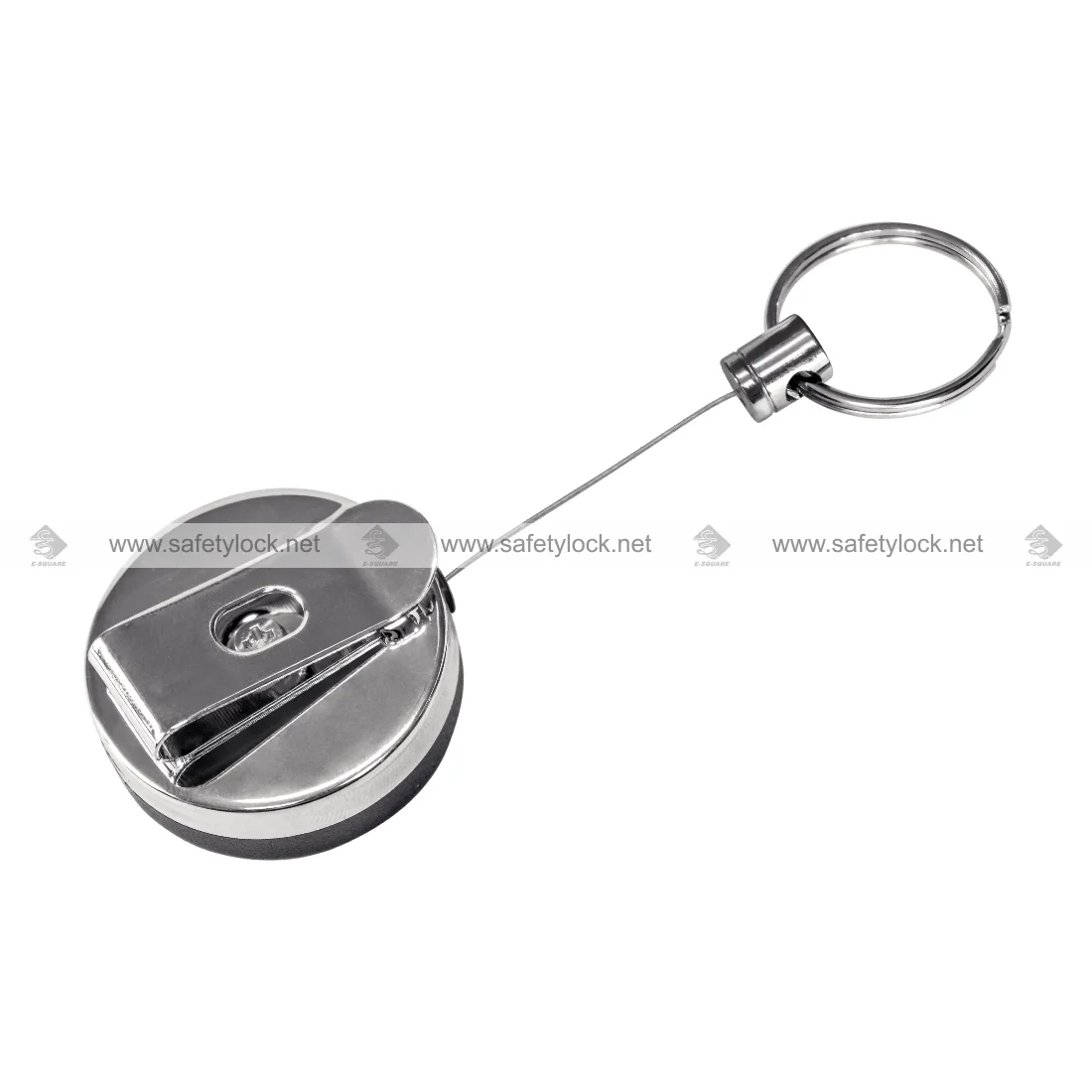 mild steel key retractor with key chain