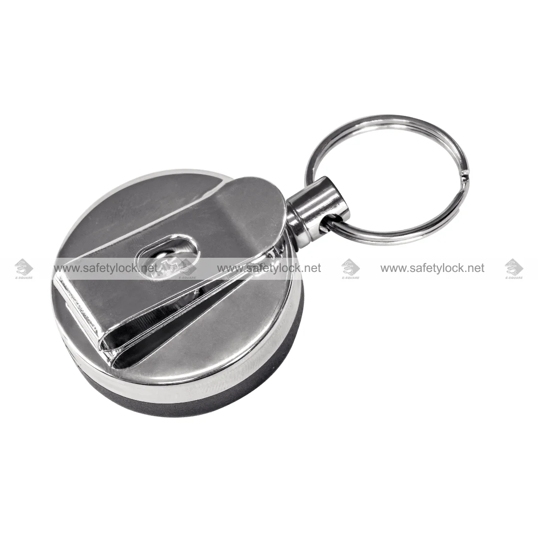 steel key retractor with key chain