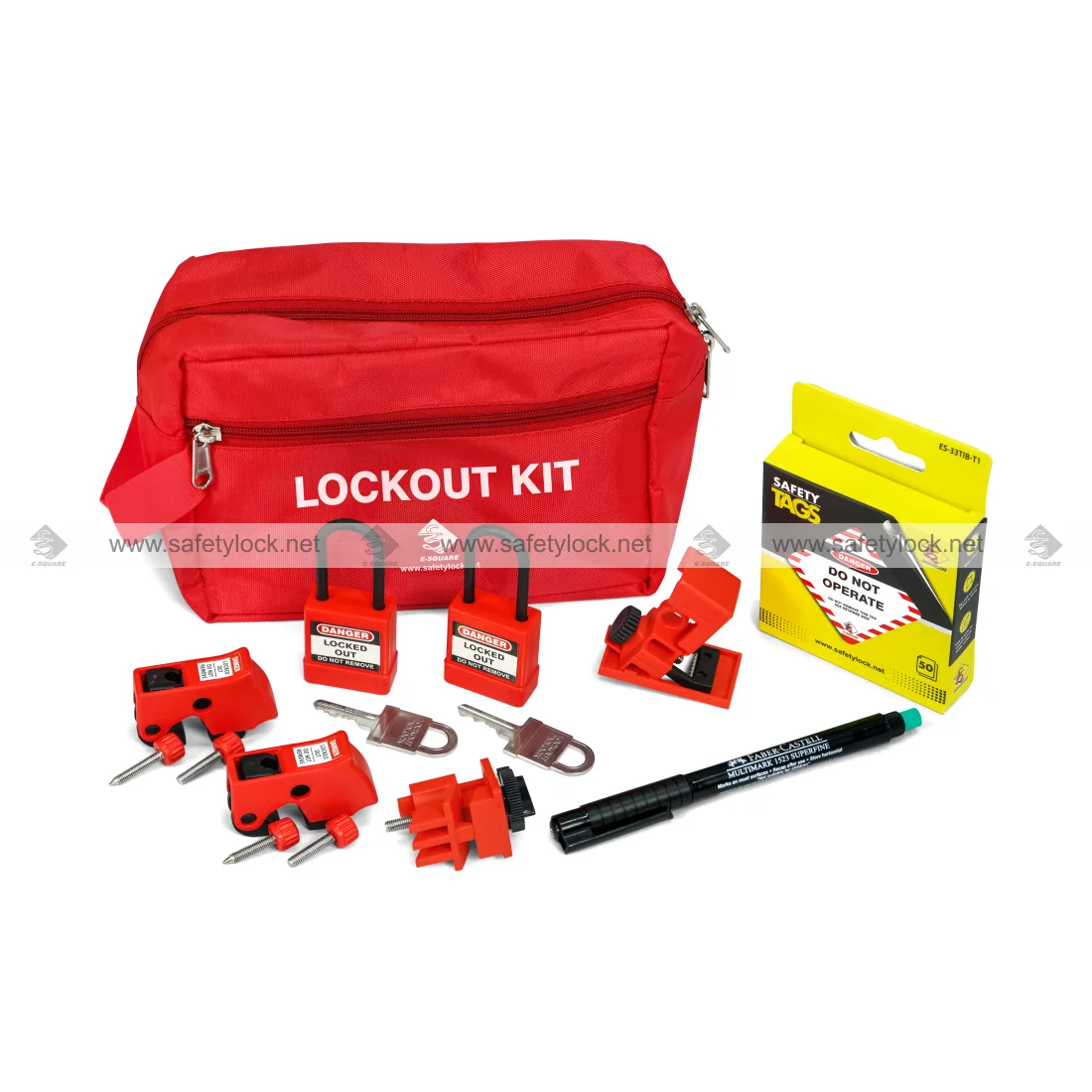 circuit breaker lockout kit for electrical energy isolation