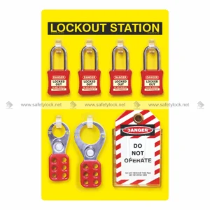 E-Square open lockout station with devices