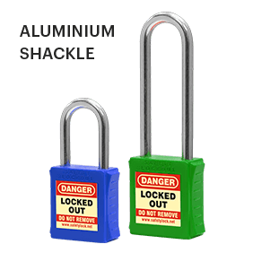 PLSP Lockout Padlocks - ALUMINIUM SHACKLE