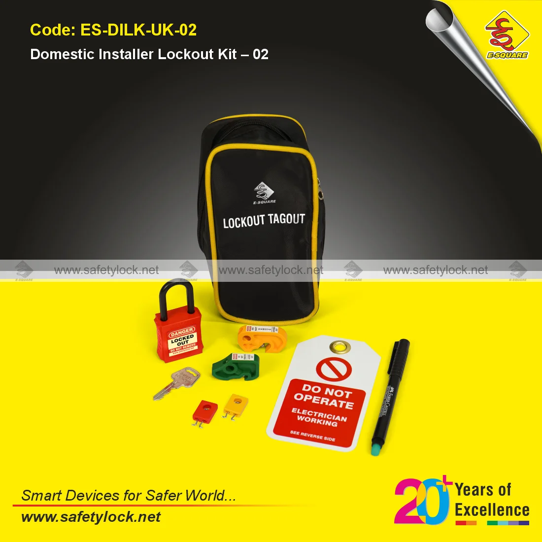 lockout tagout kit for MCB safety