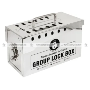solid stainless steel group lock box for safety