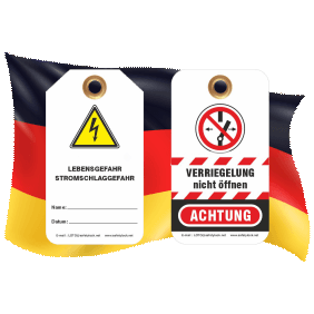 German Lockout Tags