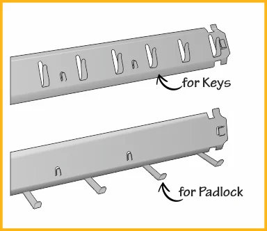 Hook Type - for Keys or for Padlocks